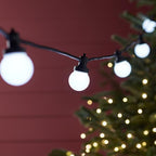 Pro Connect 110m 220 White Connectable Festoon Lights Black Cable