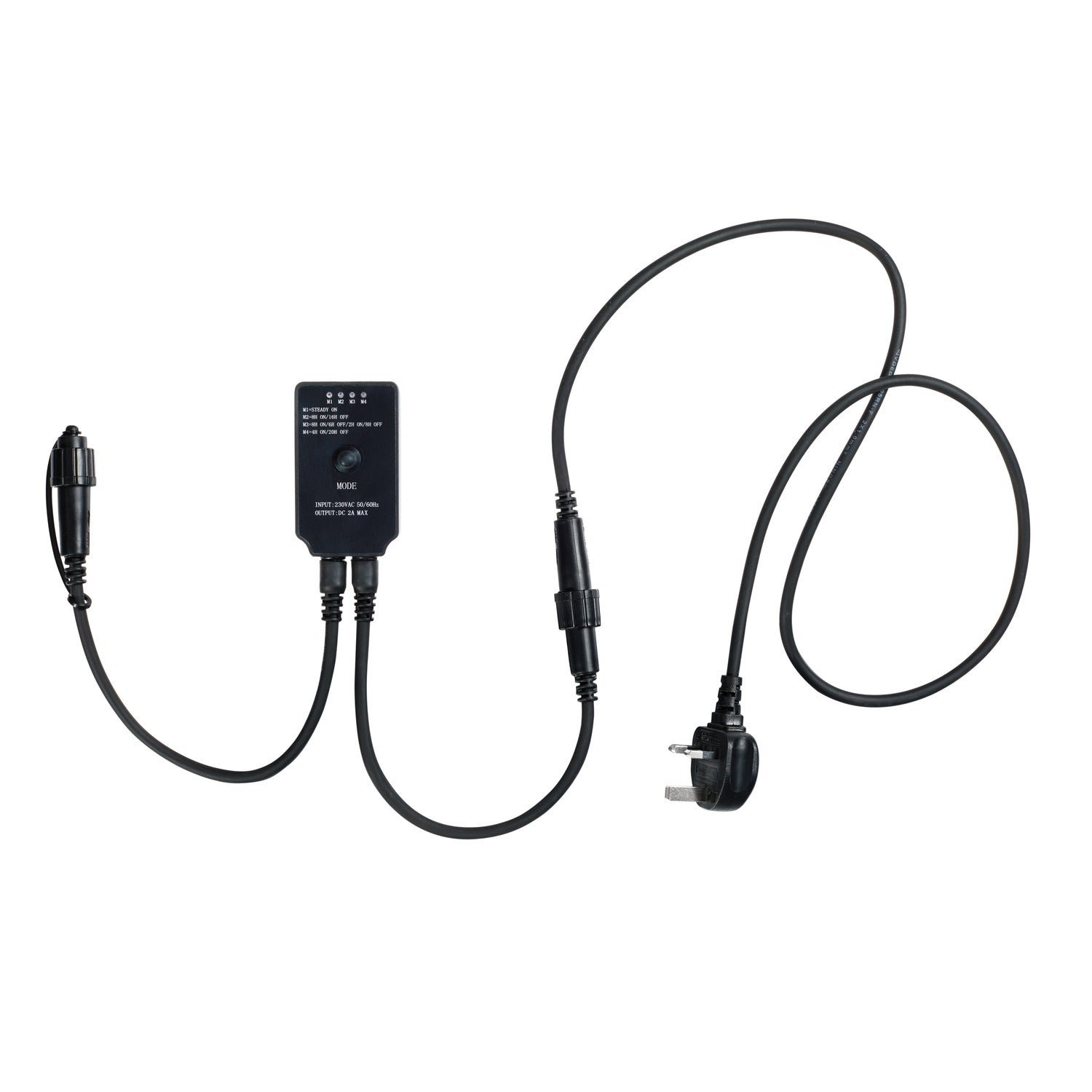 Pro Connect Black Plug With Timer (IP67 Connector)