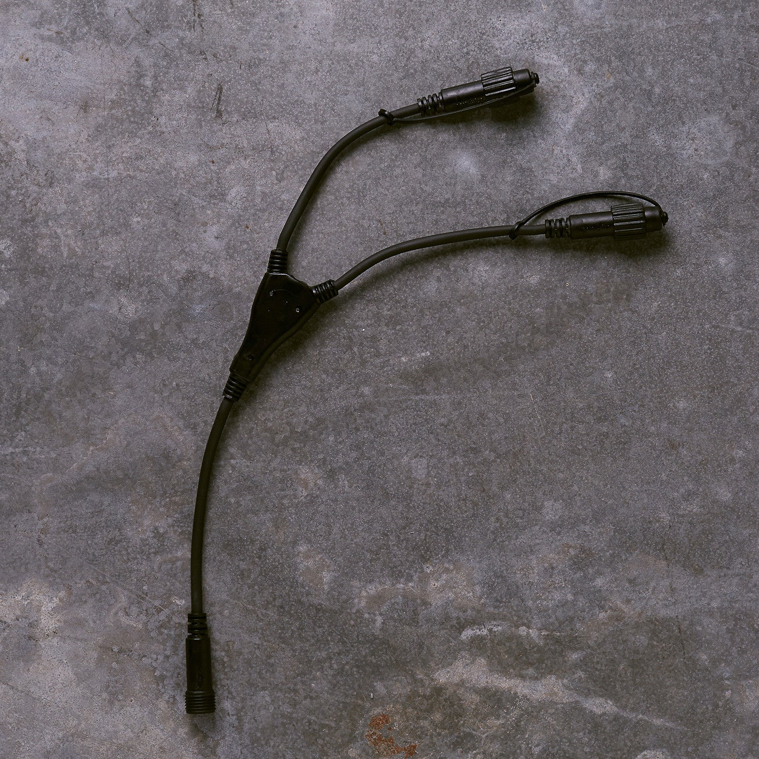 Pro Connect Black 2 Way Y Connector