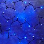 Pro Connect 195m 1950 Blue Connectable String Lights Black Cable