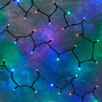 Pro Connect 165m 1650 Multi Coloured Connectable String Lights Black Cable