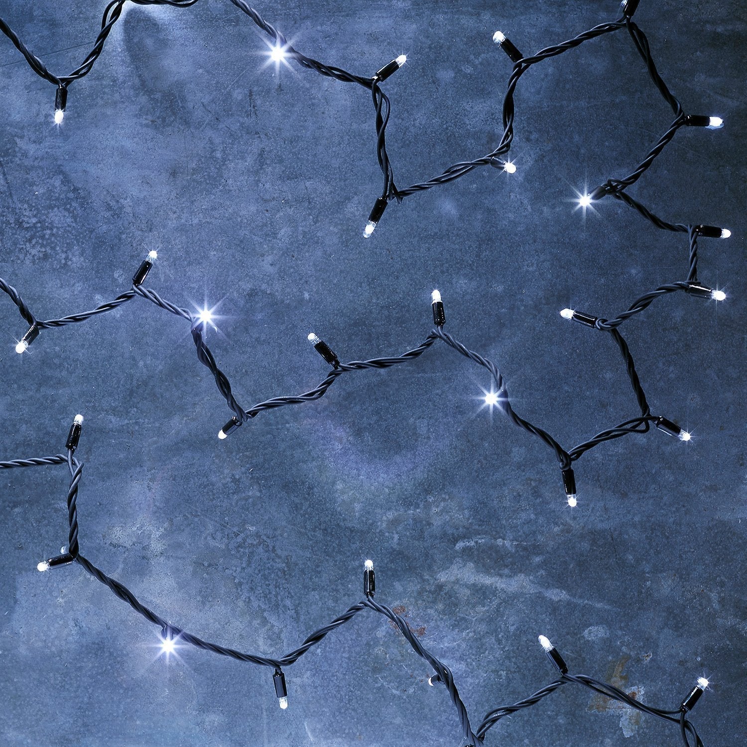 Pro Connect 170m 1700 White Connectable String Lights Black Cable