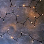 Pro Connect 180m 1800 Traditional Warm White Connectable String Lights Black Cable