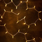 Pro Connect 135m 1250 Traditional Warm White Connectable String Lights White Cable