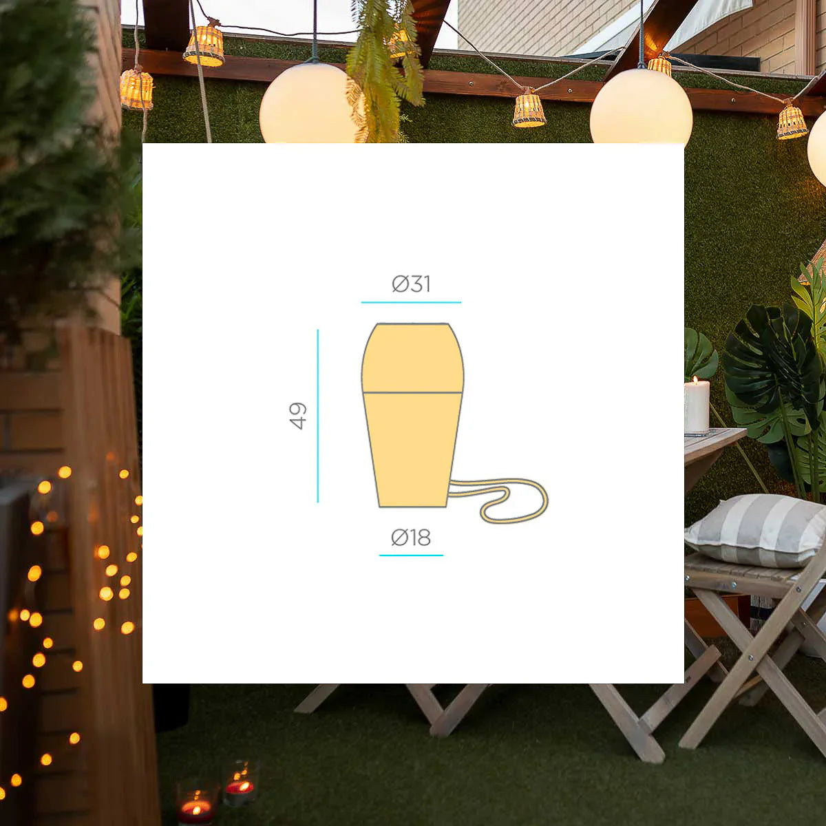 Saona Hang 50 Wireless Pendant Lamp