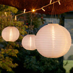 3 Cloud White Miami Solar Lanterns