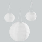 3 Cloud White Miami Solar Lanterns