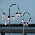10 Warm White Carnival USB Solar Festoon Lights
