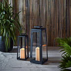Porto Solar Metal Garden Lantern