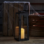 Porto Large Solar Metal Garden Lantern