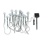 12 Mini Mushroom Solar Stake Lights