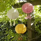 3 Lucena Tassel Solar Lanterns