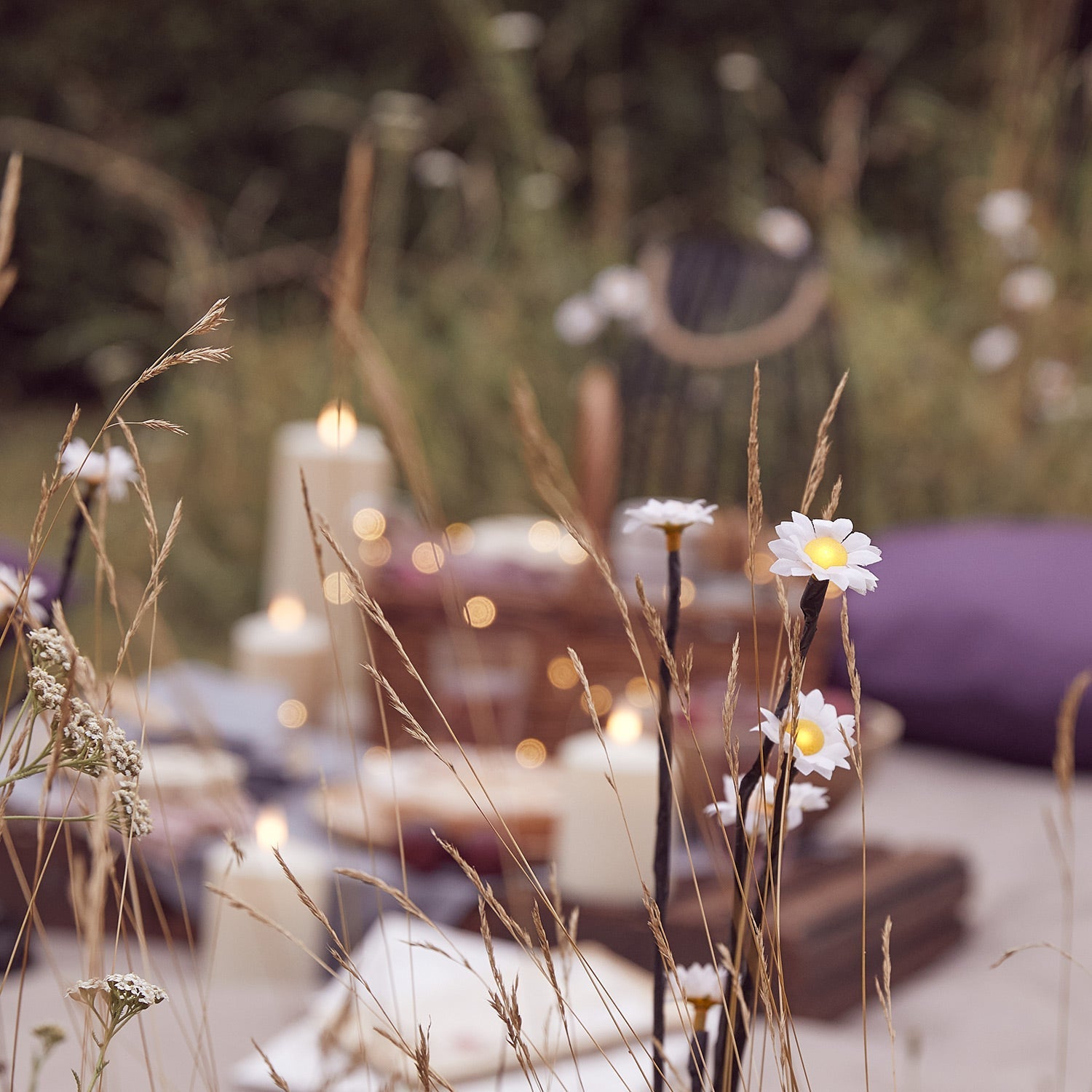 30 LED Daisy Solar Stake Lights