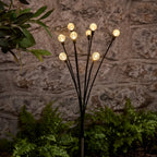 Pacific Wavy Bubble Solar Stake Light