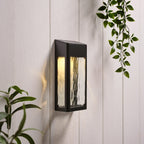 Glass Solar Wall Light
