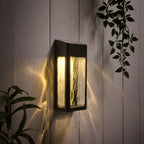 Glass Solar Wall Light