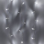 50 White LED Fairy Lights On Clear Cable