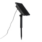 100 Warm White LED Solar Net Light Clear Cable