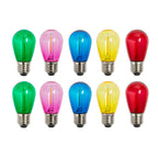 10 Multi Coloured Light Bulbs for Ultimate Connect Festoon Lights