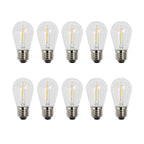 10 Warm White Light Bulbs for Ultimate Connect Festoon Lights
