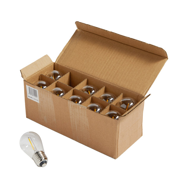 10 Warm White Light Bulbs for Ultimate Connect Festoon Lights