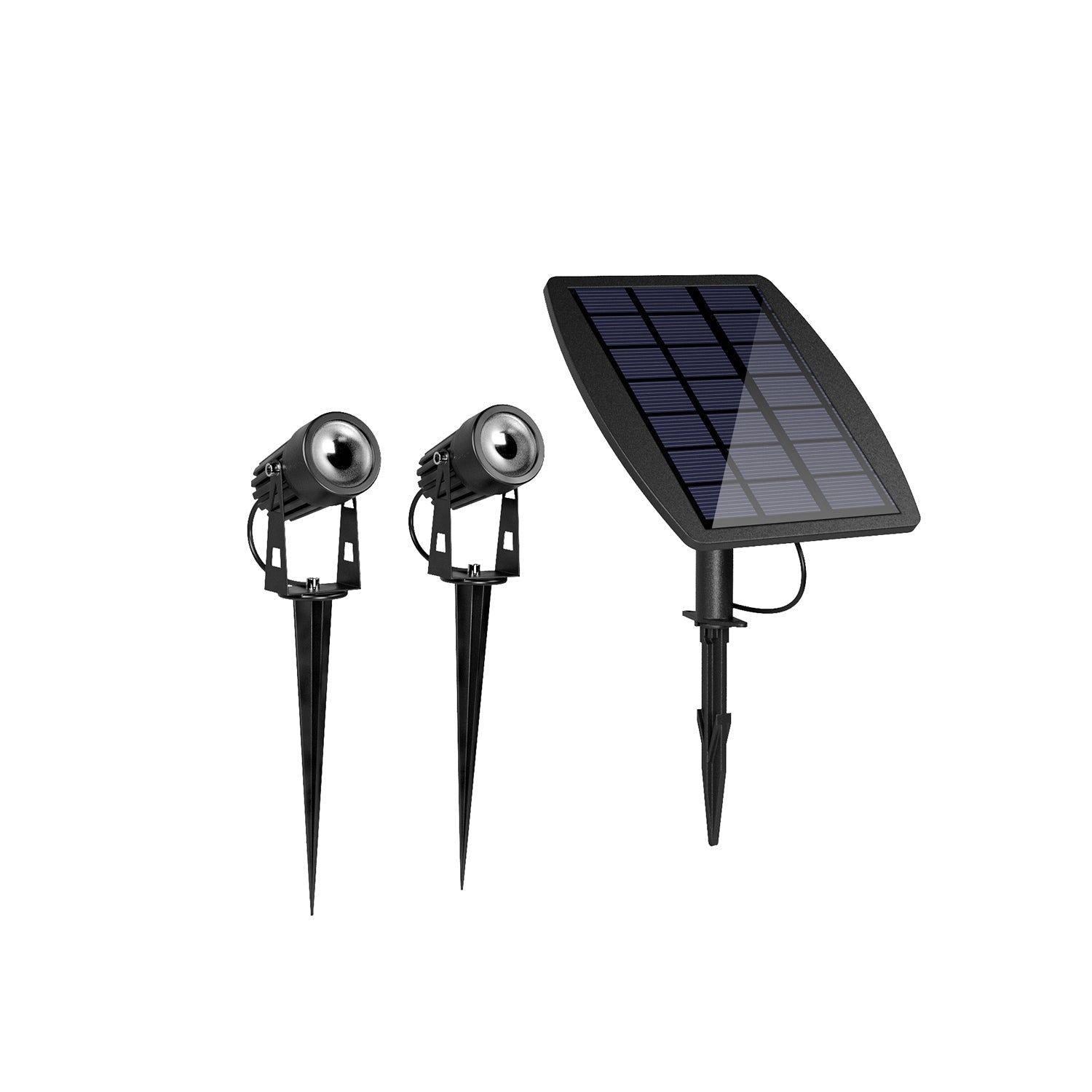 Set of 2 Atlas Solar Spotlights