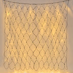 Plus Connect 2m x 2m 144 Warm White Connectable Net Lights Black Cable