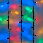 Plus Connect 10m 100 Multi Coloured Connectable Fairy Lights Black Cable