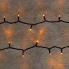 Plus Connect 20m 200 Traditional Warm White Connectable Fairy Lights Black Cable