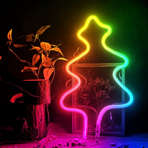 2m 192 LED Twinkly Flex Smart App Controlled Neon Light Multi Coloured