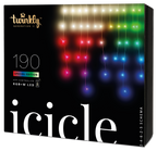 5m 190 LED Twinkly Smart App Controlled Icicle Lights Multi Coloured & White Edition
