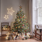 Set of 12 Red Christmas Baubles