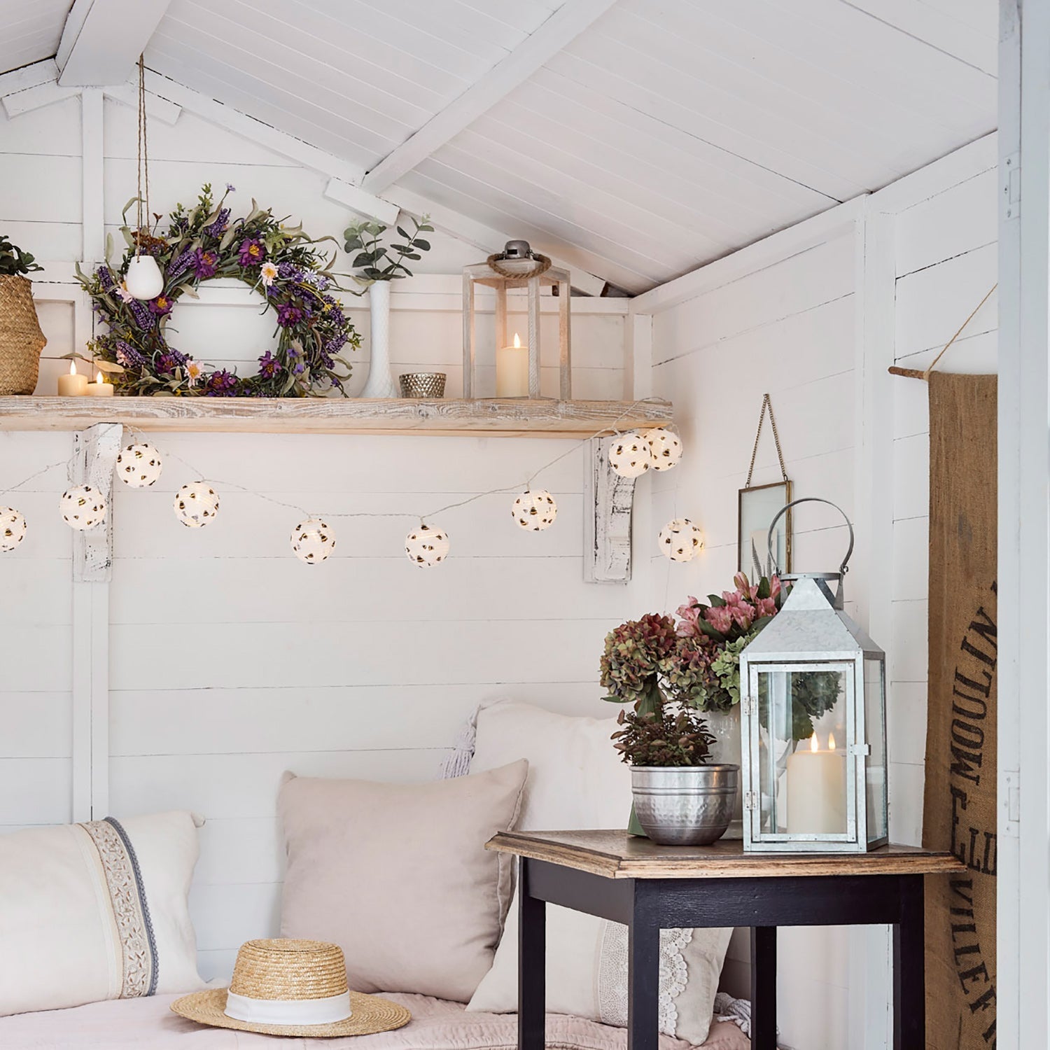 45cm Lavender Wreath