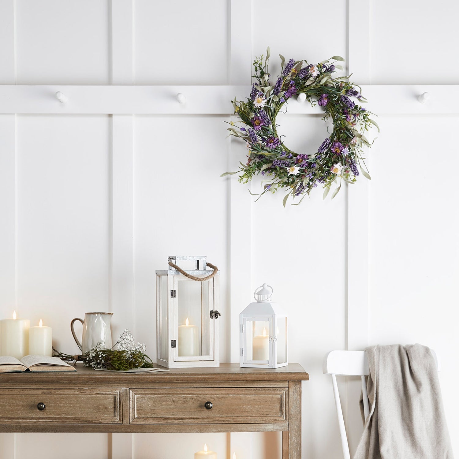 45cm Lavender Wreath