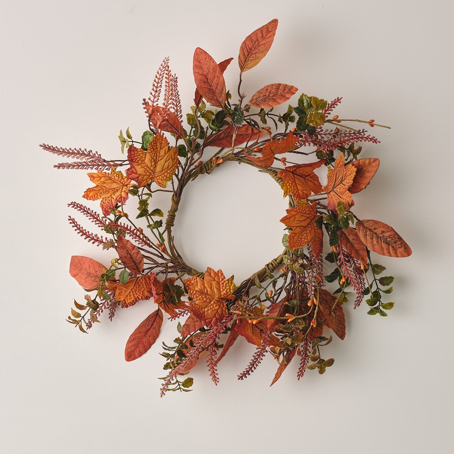 Maple Leaf Autumn Wreath & Garland