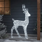 1.2m Swinsty Acrylic Stag Light Up Reindeer