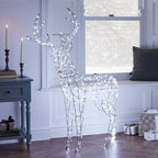 1.2m Duchy Stag Dual Colour Micro LED Light Up Reindeer