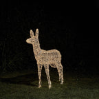 1.05m Swinsty Doe Dual Colour LED Battery Operated Outdoor Reindeer