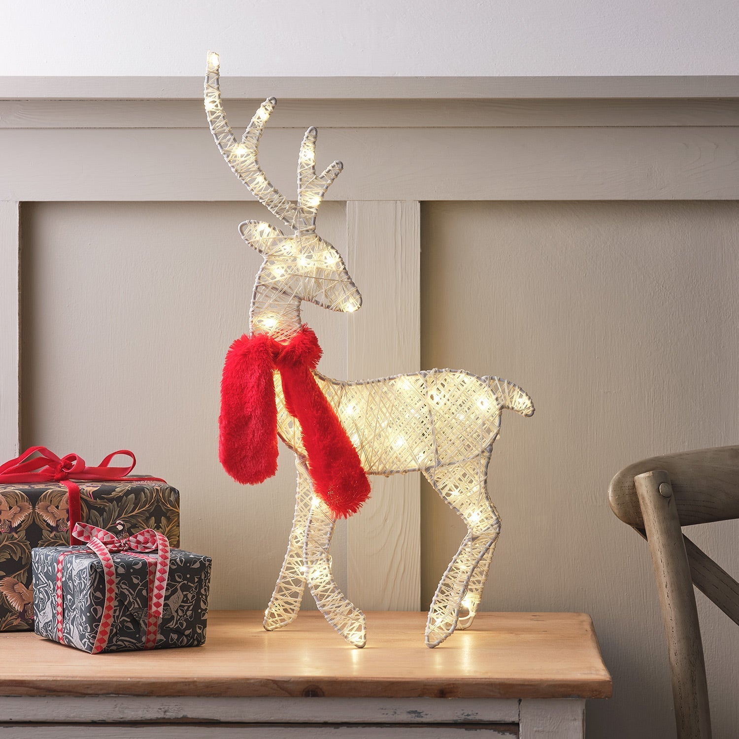 50cm Indoor Stag LED 2D Reindeer Figure