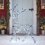1.15m Dual LED Studley Stag Light Up Reindeer