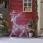 1.15m Dual LED Studley Stag Light Up Reindeer