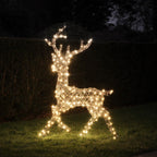 1.15m Dual LED Studley Stag Light Up Reindeer