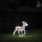 60cm Dual LED Studley Rattan Fawn Light Up Reindeer