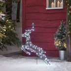 80cm Harlow Leaping Stag Light Up Reindeer