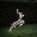 80cm Harlow Leaping Stag Light Up Reindeer