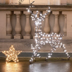 35cm Studley Rattan LED Star