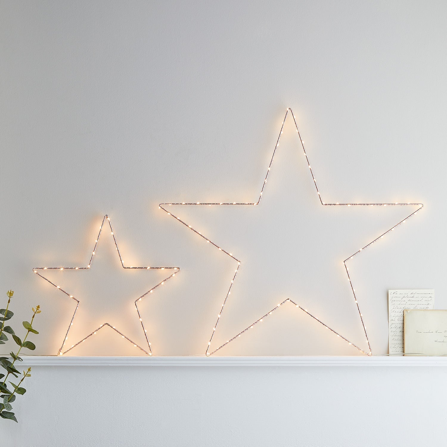 34cm Rose Gold Osby Star Window Light