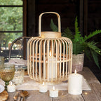Bamboo Garden Lantern Duo with TruGlow® Candles