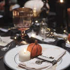 6 Wool Pumpkin Decorations