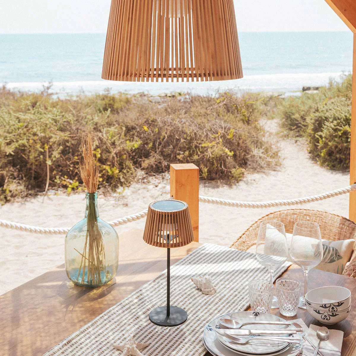 Okinawa Table Solar Powered Lamp